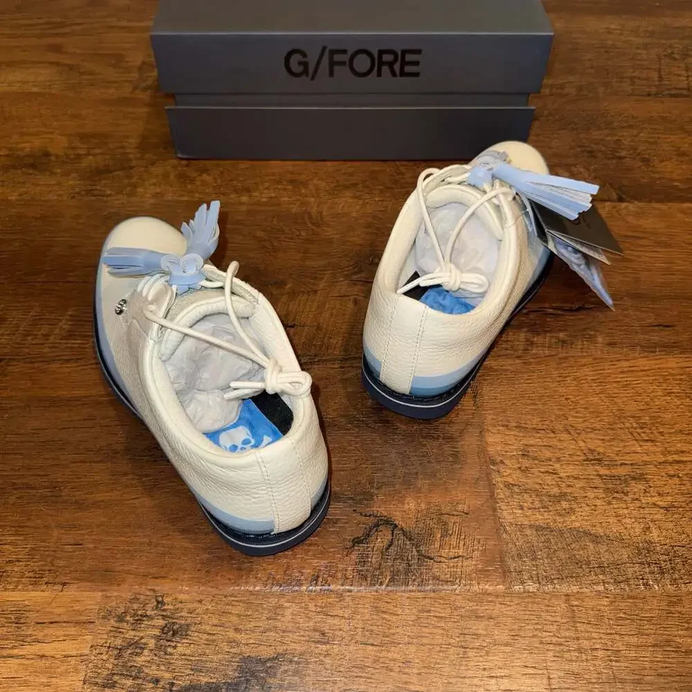 G/FORE Women's Tassel Tuxedo Gallivanter Golf Shoes - Snow/Cielo Size 6